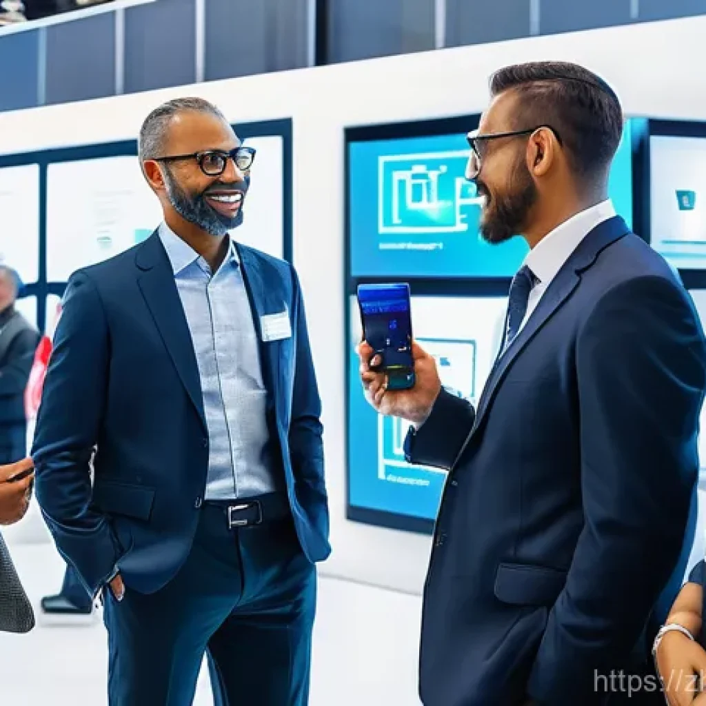 생산관리자 네트워킹 방법 - **Prompt:** A dynamic shot of a diverse group of manufacturing managers and industry professionals, ...